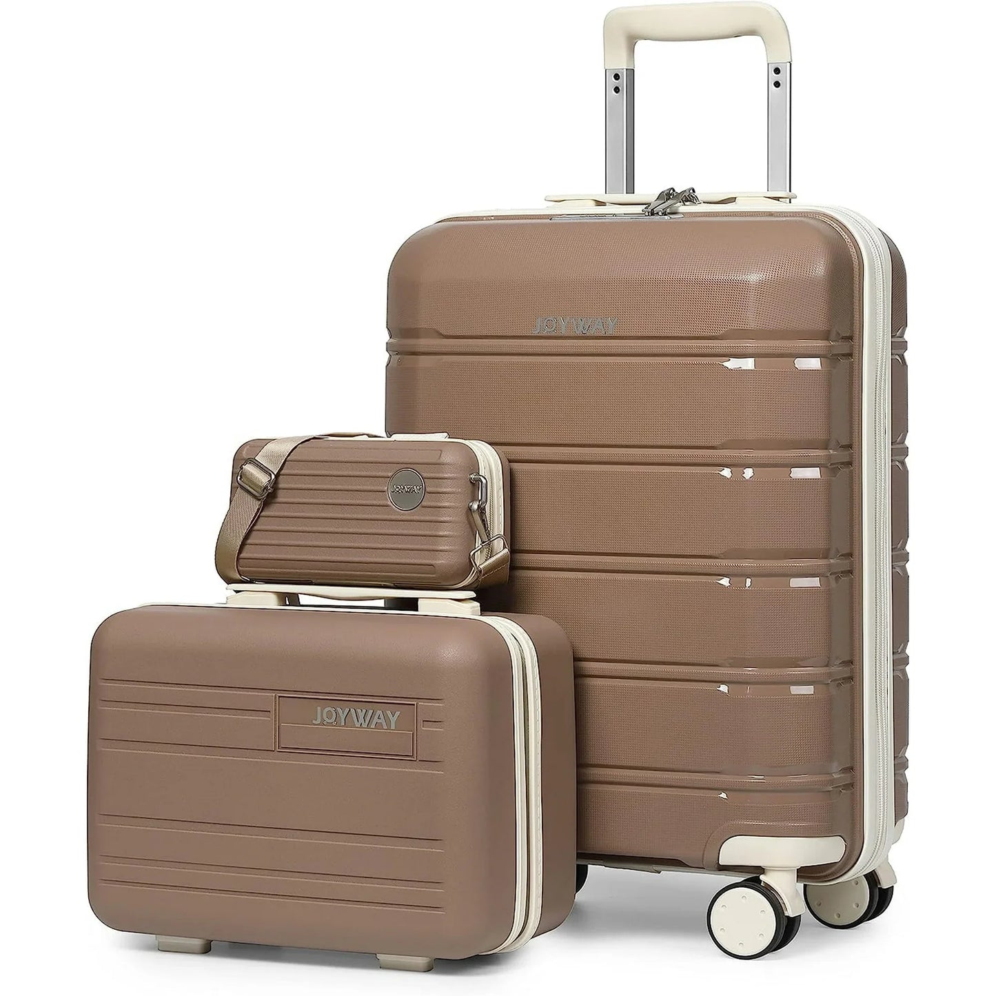 Joyway Carry-on Luggage 20" Lightweight Polypropylene Luggage, Hardshell Suitcase with Swivel Wheels