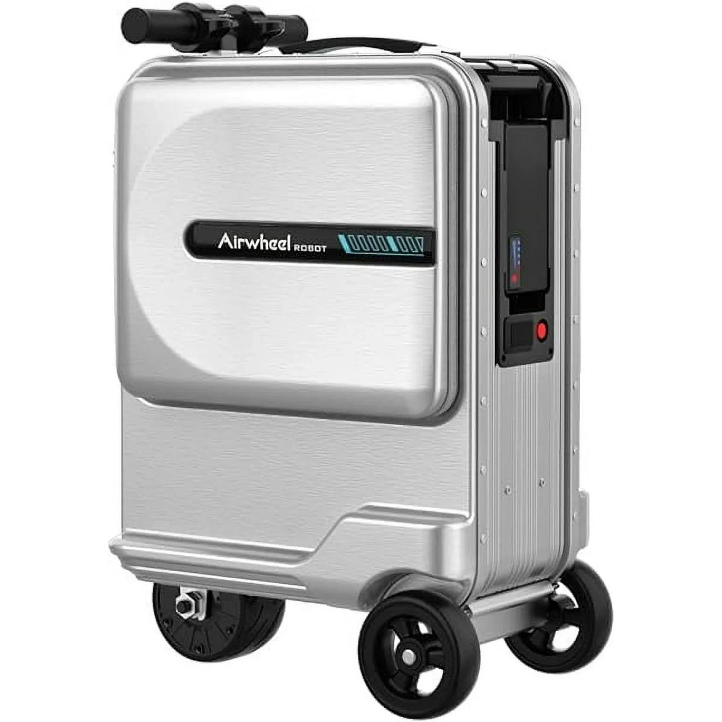 SE3miniT 20 Inch Electrical Riding On Suitcases Luggage Scooters Carry On Smart Luggage (Silver)