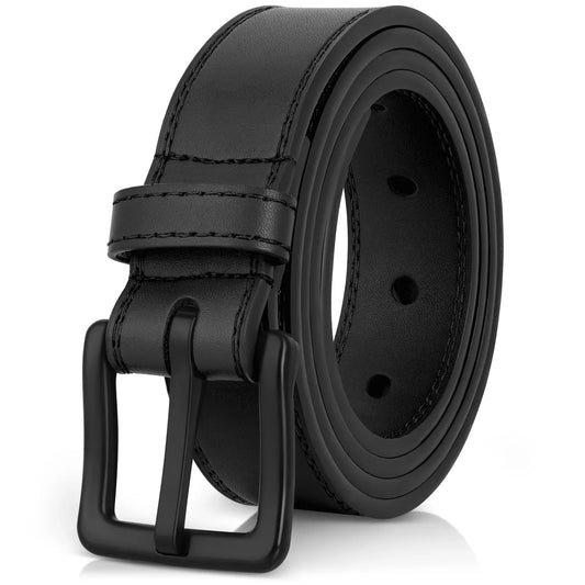 ITAY Metal Free Belt - Hypoallergenic Leather TSA Belt Strap