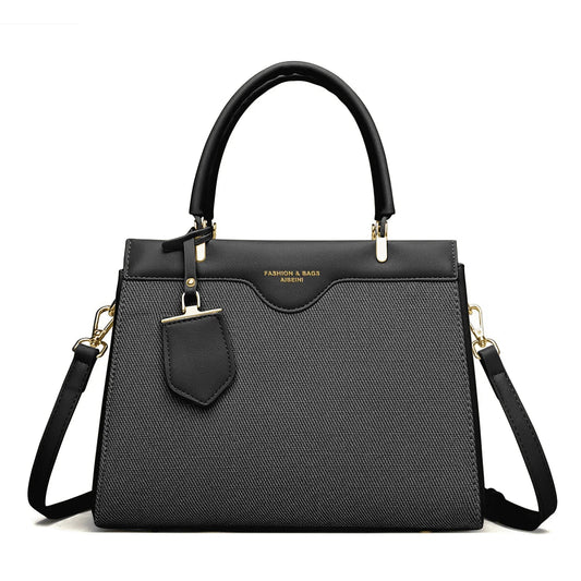 Satchel Bags Handle Shoulder Handbags and Purses Pockets PU Leather Handle Bags Leather Tote Bag Purse