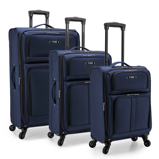 U.S. Traveler Anzio Softside Expandable Spinner Luggage Set